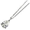 Nessuno Nuovissima collana con ciondolo in diamante taglio pera Pt900/ Pt850 LDH 0,45...