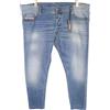 Diesel Jeans DIESEL Tepphar 0842H Uomo W40/L32 Slim Carota Fit Blu Cotone Stretch