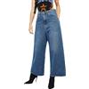 Diesel Jeans Donna DIESEL D-Luite 080AN W25/L32 Wide Fit Blu 100% Cotone 5 Tasche