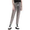 Diesel Alys 084TS Jeans Donna Dritti 100% Cotone Grigio W24/L30