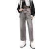 Diesel Widee 8880X Jeans Donna Vita Alta Dritti 100% Cotone Grigio W25/L30