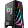 AeroCool Mirage-G-BK-v1 Mid Tower ATX, USB 3.2, Nero, Vetro Temperato