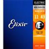 Elixir Corde Chitarra Elettrica ELIXIR 12102 Nanoweb Medium 11-49 Professionale Nuovo