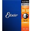 Elixir Corde Chitarra Elettrica Elixir 12077 Nanoweb 10-52 Professionale Spedizione