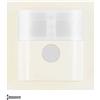 Hager Tapa para detector de movimiento IR confort 2,2 m, berker.Net, para series berker S.1/ B.3/ B.7 de hager, blanco brillo