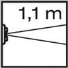 Hager Tapa para detector de movimiento IR confort 1,1 m, berker.Net, para, series berker S.1/ B.3/ B.7 de hager, blanco brillo