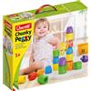 Quercetti Daisy Maxi 4160 Gioco Educativo Bambini con Chiodoni Grandi 1-3 Anni