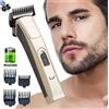 Rasoio Elettrico Tagliacapelli C24 Trimmer Ricaricabile Regolabarba Gold