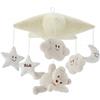 Trudi Mobile pescasogni Orso Avorio Peluche e Doudou Carillon per Neonati. Orsacchiotti Baby per Bambini. Regalo Neonato Primi Mesi | 25x26x25cm Taglia M | Baby Cremino | Modello 18165