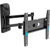 Meliconi SPACE SYSTEM FULLMOTION 200, Supporto TV Parete con Braccio e Doppia Ro