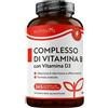 Nutravita Vitamina B Complex Alto Dosaggio con D3-365 Compresse (1 Anno) Complesso