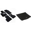 MTM SP-4901 Tappetini su Misura in Velluto + BA-0490 Tappeto proteggi Baule per Jeep Renegade 2014>