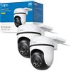 Tapo C510W(2-pack) Telecamera WiFi Esterno 2K 3MP, Visione a 360°, Visione Nottu