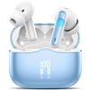xinwld Cuffie Bluetooth, Auricolari Bluetooth 5.3 Stereo HiFi con 4 HD Mics, Min