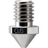 Micro-Swiss Ugello micro svizzero placcato in ottone resistente all'usura per Flashforge Creator Pro 3-0,6 mm