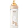 Chicco Original Touch Biberon, Vetro, Neutro, Flusso Lento, Beige, 240 ml