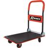 Ribimex Carrello Pieghevole da Trasporto Serie Pro, Capacità Massima 200 kg, 4 R