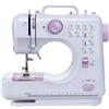 Wenmily Macchina da cucire multifunzionale a 12 aghi domestica elettrica portatile Doppi