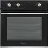 Glem Gas Forno Elettrico/Gas Ventilato da Incasso 69 Lt 60 cm Cl.A Nero GFRF21BK