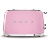 Smeg Tostapane 2 Fette Tosta Pane 950W Funzione scongelamento Rosa TSF01PKEU