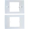 A2zworld Adattatore Scatola 503 a 502 Bianco, Copri Cassetta Placca Per Cassetta 503, Sup