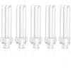 Liuyife Confezione da 5 Lampadine Tubolari PLC G24d-3 a 2 Pin 26W, Luce Bianco Caldo 270