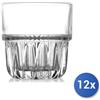 Virosac 12x Bicchieri In Vetro Trasparente Everest Per Rocks Cl35,5