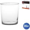 Bormioli rocco 36x Bicchieri In Vetro Trasparente Bodega Maxi Cl50