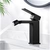 kisimixer Rubinetto Bidet Nero, Miscelatore Monocomando per Bidet in ottone, Rub
