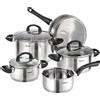 Karcher Set di Pentole Mia Include Coperchi in Vetro, Adatto ai Piani a Induzion