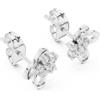 Senza marchio Orecchini a perno certificati VVS1 D diamanti naturali Infinity Promise in or...