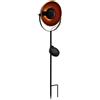 Eglo Luce solare a LED Z_SOLAR nero nero arancione L: 10 cm B: 12 cm H: 61 cm