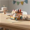 24 Pezzi Carretto Gelati in Legno Gioco di Ruolo Carrello Gelato Colori Vivaci