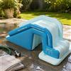 Piscina Gonfiabile con Scivolo Colori Vivaci Gioco da Esterno per Bambini