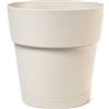 Stefanplast Vaso In Plastica Ethica Con Riserva Acqua, 30Cm, Gesso