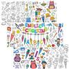 Wishstar Rotolo da Disegno per Bambini Tovaglia di Carta da Colorare 2m Tin
