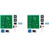 No 2X Kit Tester Accoppiatore Ottico 555 Applicazione Circuito Pratica Saldatu6829