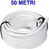 FAST WORLD SHOPPING MATASSA CAVO ANTENNA 50 MT PROLUNGA TV COASSIALE RG6/U DIGITALE TERRESTRE