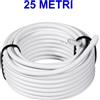 FAST WORLD SHOPPING MATASSA CAVO ANTENNA 25 MT PROLUNGA TV COASSIALE RG6/U DIGITALE TERRESTRE