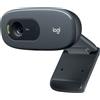 Logitech Webcam Logitech C270 HD 720p/30fps Microfono incorporato per Videochiamate Black