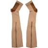 No Calze A Compressione Cerniera In Nylon Calza A Compressione Gamba Supporto 3540