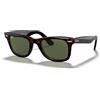 Ray-Ban Ray Ban 2140F Wayfarer 52 902 Occhiali Sole Tartarugato/Verde G15