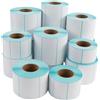 4 Rolls Etichette Adesive Per Stampante Carta Termica Autoadesiva Postali
