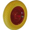 Ruota Piena Gialla per Carriola Ã˜ Ruota 350 Mm Asse 200 Mm