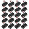 20 Pcs Interruttore Microinterruttore Con Leva Rotella Contatto Rame