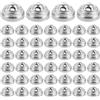 500 Pcs Fibbia Inferiore Alluminio Bottoni Artigianali Decorativi