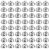 500 Pcs Fibbia Inferiore Alluminio Bottoni Decorativi Artigianali