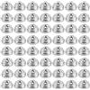 500 Pcs Fibbia Inferiore Alluminio Bottoni Decorativi Artigianali