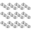 500 Pcs Fibbia Inferiore Alluminio Bottoni Decorativi Artigianali