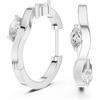 Senza marchio Orecchini a cerchio certificati VVS1 D diamanti naturali Infinity Promise in ...